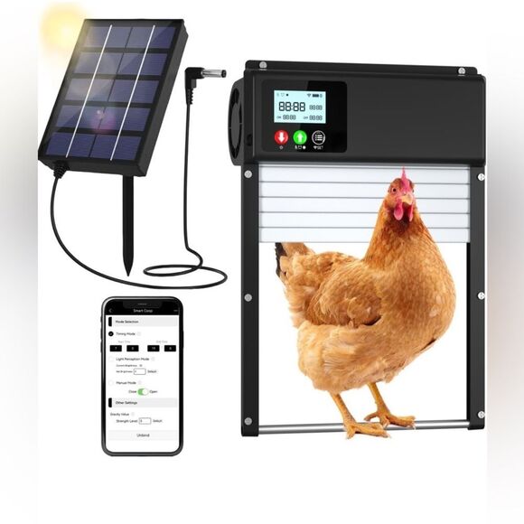 Automatic Chicken Coop Door with LCD Display - Picture 5 of 8